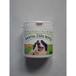 Dental Care Wipes for Dogs and Cats, 50 Count, Teeth and Gum Cleaning, Plaque...